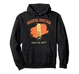 Ginseng Hunting Makes Me Happy Plant Harvesting Pullover Hoodie