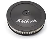 Edelbrock 1203 Pro-Flo Black 10' Round Air Cleaner with 2' Paper Element