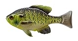 13 FISHING - The Gill - Soft Plastic Wedge Tail Swimbait - 5.25' - 1.1oz - Natural Sunfish - 1 Bait Per Pack - CB-GillW5.25-8