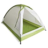 Yodo Upgraded Lightweight 2 Person Camping Backpacking Tent with Carry Bag,White Green