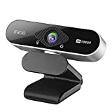 IFROO FHD 1080P Webcam with Microphone,No fisheye Wide-Angle for Desktop Laptop Computer Web Camera,USB Plug and Play,Compatible Skype Zoom YouTube Windows/Mac OS,for Live Streaming,Recording,Gaming