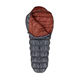 Klymit KSB Lightweight Mummy Sleeping Bag, 20°F Sleeping Bag for Camping, Hiking, and Backpacking in Cold Weather, Gray, Extra Large