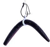 1/4' Sink-O-Ring Wacky Rig Kit O Ring NO Tool Needed Use Senko Worms Fishing Hooks O-Rings Easy to Rig Saves Time and Money (1/4' White)