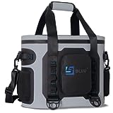 BLUU 25 Quart Cooler Bag, Leakproof Insulated Bag Coolers with HydroLock Zipper (Wolf)