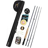 ANGLER DREAM Fly Fishing Rod and Reel Combo 3 WT Fly Fishing Combo for Starter 4 Pieces Fly Rod Kit