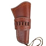 Hulara Leather Western Holster Heritage 22 Holster .22LR Cowboy Holster for 4' to 8' 22 Revolver Holster Heritage Rough Rider Holster
