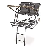 Bolderton 18’ Two Person Tree Stand, Ladder Stands for Deer Hunting