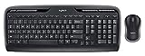 Logitech K330 Wireless Desktop Keyboard and Wireless Mouse Combo — Entertainment Keyboard and Mouse, 2.4GHz Encrypted Wireless Connection, Long Battery Life MK320 Combo