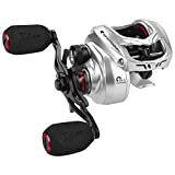KastKing Spartacus II Baitcasting Fishing Reel, 6oz Ultralight, Super Smooth with 17.6 LB Carbon Fiber Drag, 7.2:1 Gear Ratio, 39mm Palm Perfect Lower Profile Design,lash Silver,Right Handed
