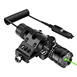 Feyachi GL6 Green Laser Sight with 45 Degree P13 Picatinny Rail Mount and Pressure Switch