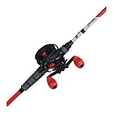 Abu Garcia Max X Low Profile Baitcast Reel and Fishing Rod Combo Multi, 6'6' - Medium - 1pc