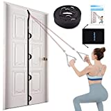 Brebebe Door Anchor Strap for Resistance Bands Exercises, Multi Point Anchor Gym Attachment for Home Fitness, Portable Door Band Resistance Workout Equipment