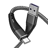 Micro USB Cable 10ft Android Phone Charger 2-Pack Extra Long Nylon Braided Fast Durable Charging Cord for Samsung Galaxy S7 S6 Edge J7 S5,Note 5 4,LG,HTC,Sony,Xbox One, PS4,Kindle,MP3,Tablet(Gray)