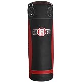 Ringside Large Leather Heavy Bag, Punching Bag for Boxing Training and Workout, 100 lbs, Includes Heavy Bag Chain and Swivel