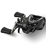 Cadence Essence Low Profile Fishing Reel，Lightweight Baitcasting Reel with 8 Corrosion Resistant Bearings， 20 lbs Carbon Fiber Drag with High Speed 7.3:1 Gear Ratio Baitcaster Reels