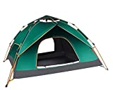 Camping Pop up Tent, 3-4 Person Portable Tent Instant Easy Set up Tent Waterproof Windproof Automatic Tent for Hiking Camping Mountaineering（Green）