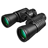 20x50 High Power Binoculars for Adults with Low Light Night Vision, Compact Waterproof Binoculars for Bird Watching Hunting Travel Football Games Stargazing with Carrying Case and Strap