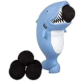 Hog Wild Shark Popper Toy - Pop Foam Balls Up to 20 Feet - 6 Balls Included - Age 4+