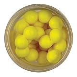Berkley PowerBait Power Eggs Floating Magnum , Fluorescent Yellow - Garlic Scent, .5 oz Small Jar