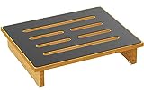 DT Wooden Step Stools for Adults & Seniors , Indoor/Outdoor Platform Step, Stepping Stool with Non-Slip Rubber ,450 Ib Carrying Capacity, Suitable for Kitchen, Bathroom or Bedside