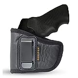 IWB S333 Thunderstruck Gun Holster - Revolver 22 WMR by Houston - ECO Leather Concealed Carry Soft Material - Suede Interior for Protection - Fits: S333 Thunderstruck .22 WMR (Left)