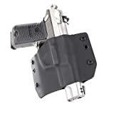 Infused Kydex USA OWB Basic Range Holster - Matte Black (Right-Hand, 1911 w/o Rail)