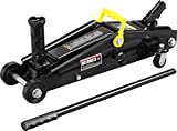 Torin AT83006B Hydraulic Trolley Service/Floor Jack with Extra Saddle (Fits: SUVs and Extended Height Trucks): 3 Ton (6,000 lb) Capacity, Black