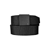 Men's Belt, Nexbelt EDC Supreme Appendix Black 38mm Nylon Gun Utility Harness Ratchet Belt for Concealed Carry