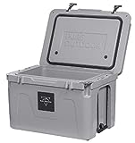 Monoprice Emperor Cooler - 25 Liters - Gray | Securely Sealed, Ideal for The Hottest and Coldest Conditions - Pure Outdoor Collection