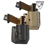 DSG ARMS - Alpha - OWB Kydex Holster - Outside The Waistband - Made in USA - Compatible with: Glock/HK/Sig/M&P/Most Brands… (1911 5' Black - Right Hand)