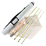 M MAXIMUMCATCH Maxcatch Ultra-Lite Fly Rod for Stream River Panfish/Trout Fishing 1/2/3 Weight and Combo Set Available (2-Weight 6'6'' 4-Piece)