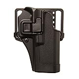 BLACKHAWK SERPA Concealment Holster - Matte Finish, Size 42, Right Hand, (1911 Commander & Clones w/ or w/o rail)