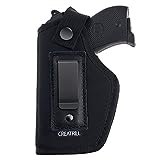 CREATRILL Inside The Waistband Holster | Size 2 Fits Glock 43, 42, Sig Sauer P238, P938, Kahr CM40, Taurus 738 and Similar Guns & Similar Pistols | Gun Concealed Carry IWB Holster