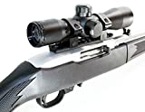 TRINITY Tactical Ruger 10/22 10 22 4x32 Scope Aluminum with Mount Black Hunting Optics Accessory Aluminum Black Tactical Picatinny Weaver Base Mount Adapter Single Rail.