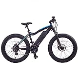 2022 NCM Aspen Electric Fat Tire Mountain Bike Adult eBike, 500W Powerful Hub Motor, 48V 624Wh Large Capacity Removable Battery, Disc Brake, Shimano 21 Speed Gear, 26”x4-in Wheels, 95 Miles
