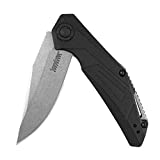 Kershaw Camshaft Pocket Knife; 3' 4Cr14 Steel Blade; SpeedSafe Assisted Folder Opening Knife; Outdoor, ECD