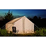 Guide Gear 10x12' Canvas Wall Tent for Hunting, Outdoor Camping, Waterproof 4 Season Tents (Frame Not Included)