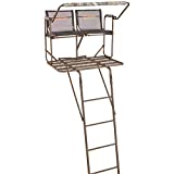 Guide Gear 17' 2-Man Ladder Tree Stand Climbing Hunt Seat, Hunting Gear Equipment Accessories