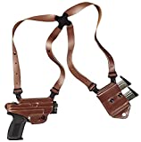 Galco Gunleather Miami Classic II Shoulder System for 1911 5-Inch Colt, Kimber, para, Springfield (Tan, Right-Hand)