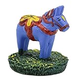 Blue Dala Horse 1' Miniature | ScandinavianGiftOutlet