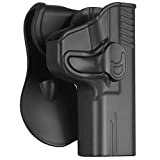 M&P 9mm Full Size Holsters, OWB Holster for S&W MP 9mm/.40 4.25' / M&P M2.0 9mm / SD9 VE / SD40 VE - Index Finger Released | Adjustable Cant | Autolock | Outside Waistband | Lightweight -Right Handed