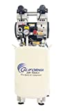 California Air Tools 10020DC-22060 Ultra Quiet & Oil-Free 220V 2.0 hp Steel Tank Air Compressor with Air Drying System, 10 gallon, White