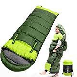 0 Degree Sleeping Bag,DLINGEAR Wearable Camping Lightweight Waterproof Warm & Cold Weather Winter Sleeping Bags for Adults & Kids Backpacking Hiking Travel Outdoor and Indoor