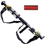 24' .40 Caliber Tactical Blowgun with 10 Spear Darts, 8 Spike Darts, Sling, Tactical Mount, Pistol Grip and Peep Site (Red)
