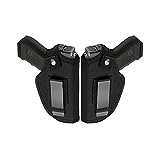 TACWINGS Gun Holsters for Men/Women 2 Pack, 380 Holster,IWB/OWB 9mm Holsters ,Pistols, Universal Airsoft Right/Left for Concealed Carry - Holster Fits Glock17,23,26,27 S&W M&P Sig and Similar Handgun