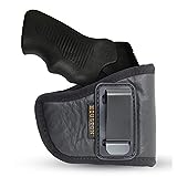 IWB S333 Thunderstruck Gun Holster - Revolver 22 WMR by Houston - ECO Leather Concealed Carry Soft Material - Suede Interior for Protection - Fits: S333 Thunderstruck .22 WMR (Right)