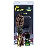 Clenzoil Field & Range 17 Caliber Cobra Bore Cleaner | Gun Barrel Snake & Cleaning Kit for 17 HMR | Includes CLP Gun Bore Cleaner Solution