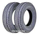 Set 2 Premium Trailer Tires ST235/80R16 10PR Load Range E Radial w/Scuff Guard