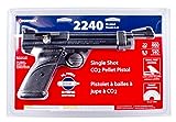 Crosman 2240 Bolt Action .22-Caliber CO2-Powered Pellet Air Pistol, Black