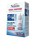 Nozin® Nasal Sanitizer® Antiseptic 12mL Bottle | Kills 99.99% of Germs | Lasts Up To 12 Hours | 60+ Applications